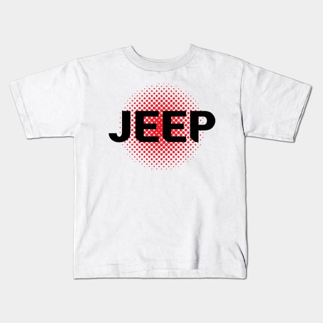 jeep Kids T-Shirt by samsamteez